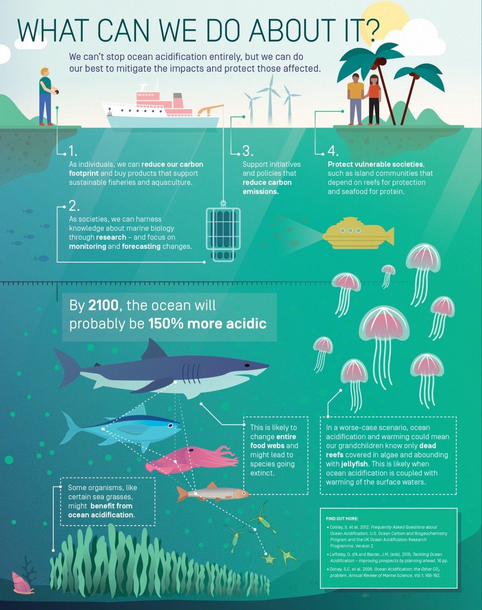 What can we do about Ocean Acidification?<br />
Infographic by Elzemiek Zinkstok | Lushomo for the Save Our Seas Foundation